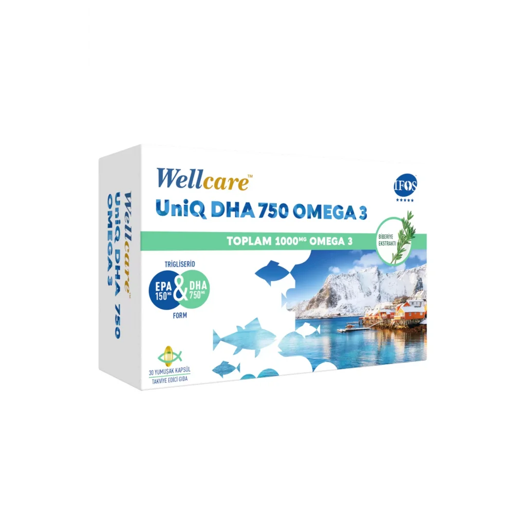 Wellcare Uniq 750 Omega 3 30 Kapsül