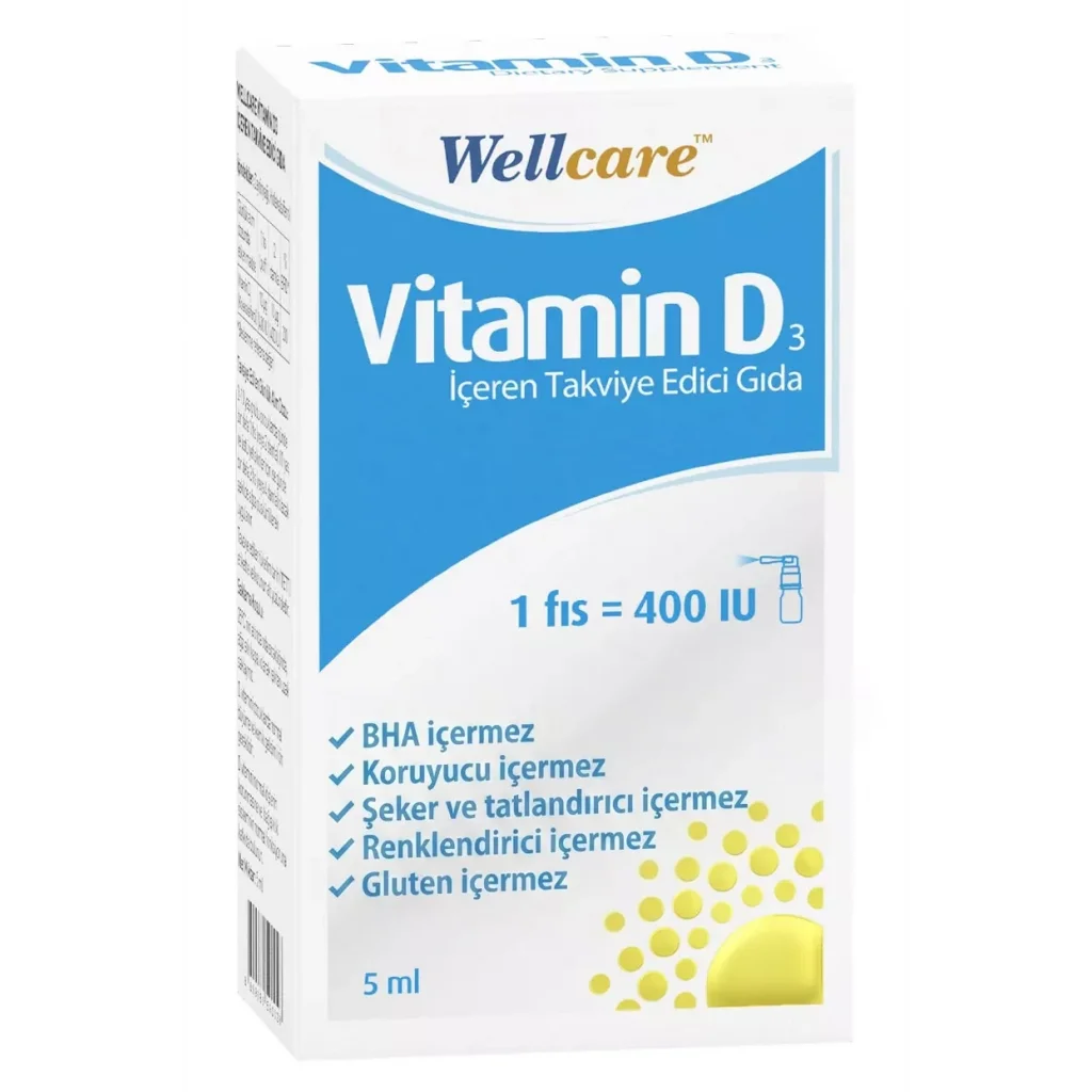 Wellcare Vitamin D3 400 IU 5 ml