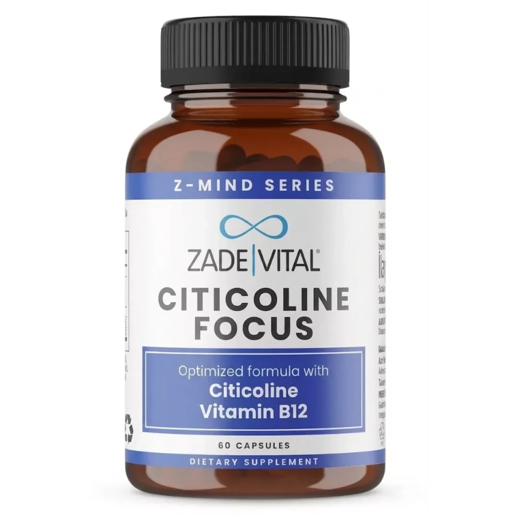 Zade Vital Citicoline Focus 60 Kapsül