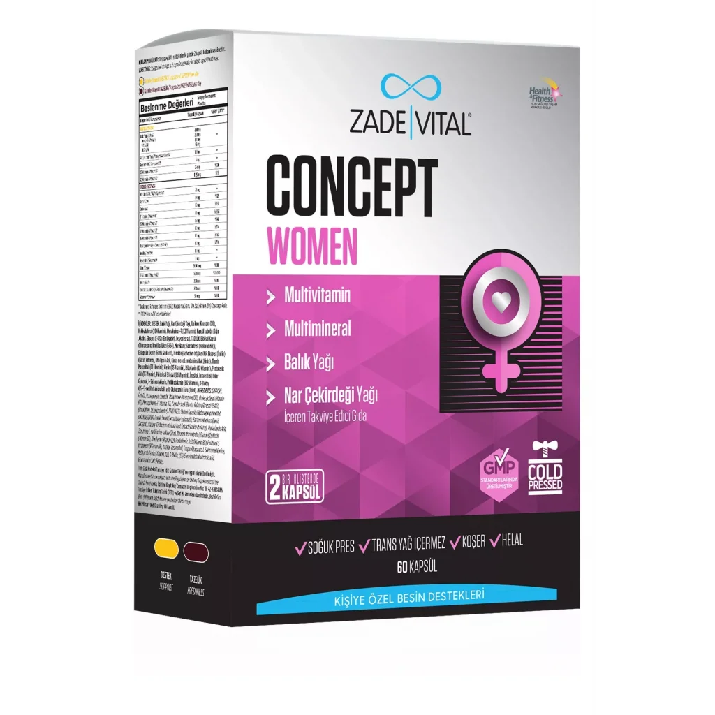 Zade Vital Concept Women 60 Kapsül