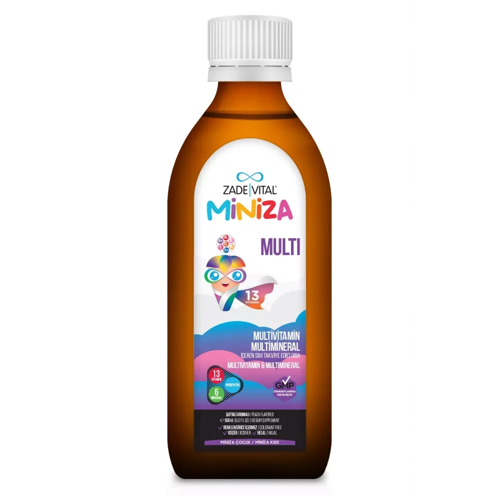 Zade Vital Miniza Multivitamin  Mineral Şurup 150 ml