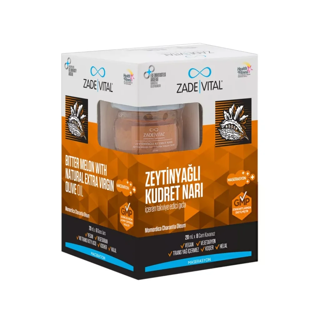 Zade Vital Zeytinyagli Kudret Nari 20 ml x 8 Cam Kavanoz