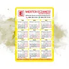 14x10 cm Eczanenize Özel 2026 Takvimli Magnet 1000 adet Sarı