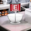 Eczane Banko Üstü 30cm Fanus Çanak Stand