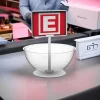 Eczane Banko Üstü 30cm Fanus Çanak Stand