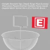 Eczane Fanus Çanak Stand – 50 cm, Tek Katlı