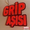 Grip Aşısı Led Tabela