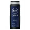 Nivea Men Deep Dimension 3 ü 1 Arada Vücut Saç ve Yüz İçin Pratik Kullanım Erkek Duş Jeli 500 ml
