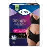Tena Silhouette Plus Kadınlara Özel Yüksek Bel Emici Külot Siyah Large 8 li