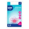 Wee Baby Şeffaf Desenli Damaklı Emzik 836 No: 1