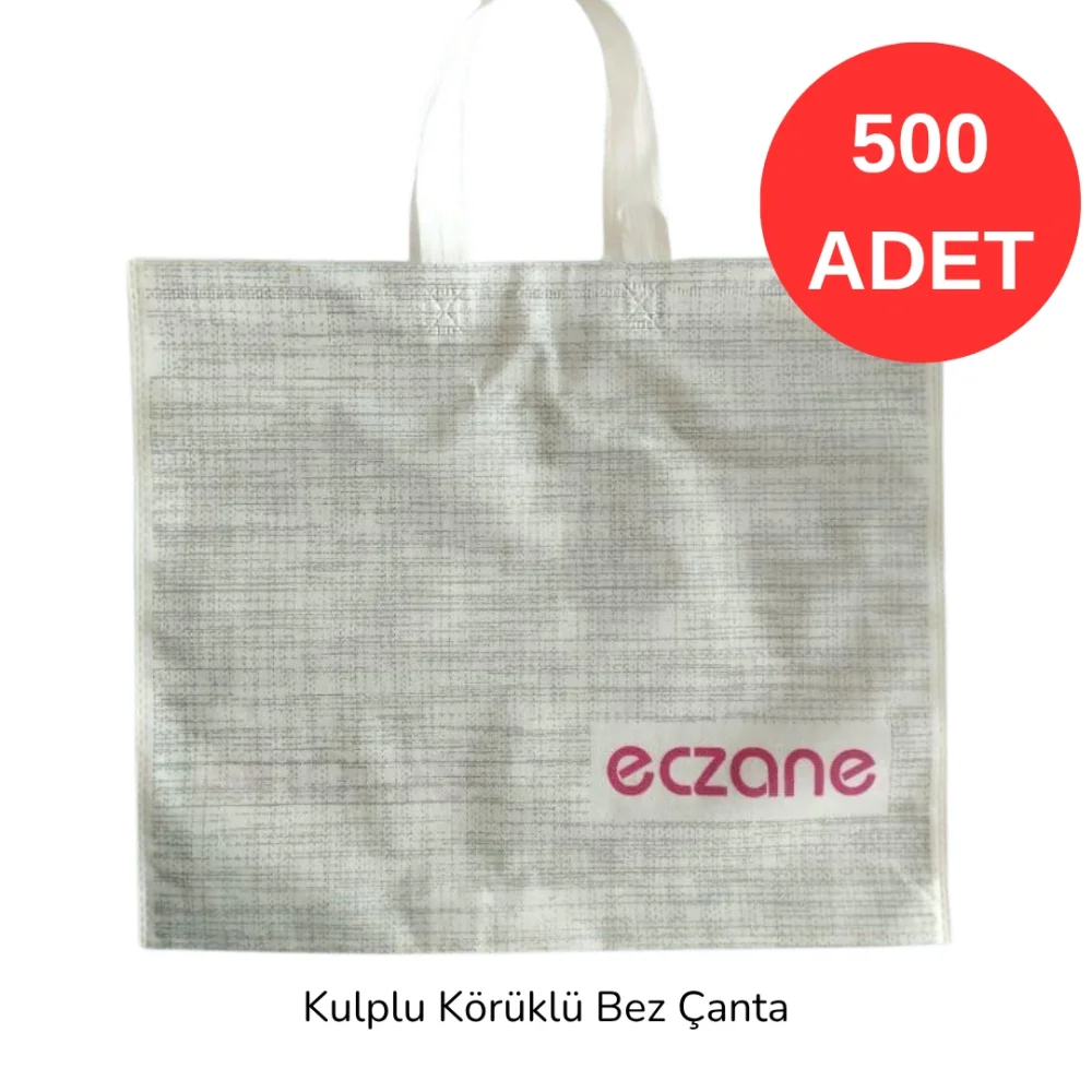 40x34x7cm Kulplu Körüklü Yeni Hasır Desenli Bez Torba 500 adet