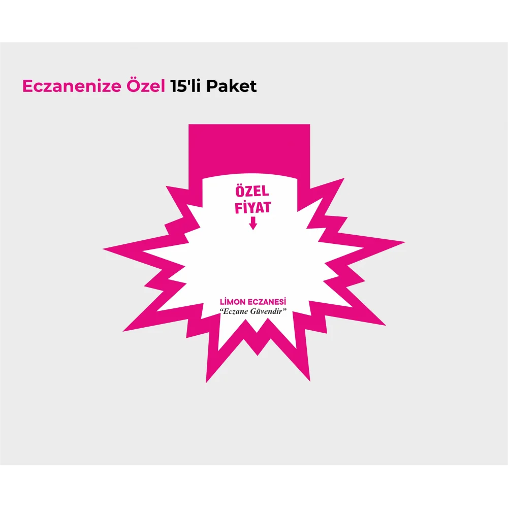 Eczanenize Özel Raf Önü Yıldız Magenta 15 Adet