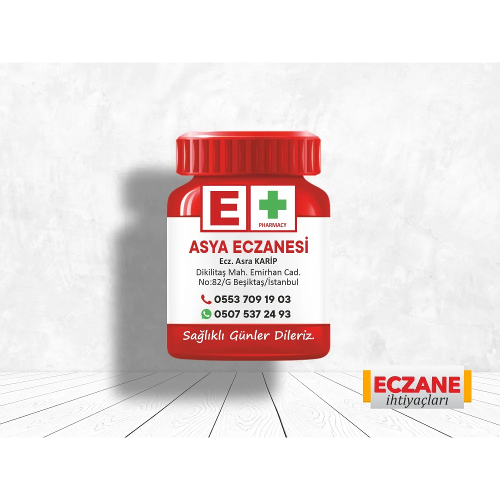 İlaç Şişesi Magnet No:1 - 1000 Adet