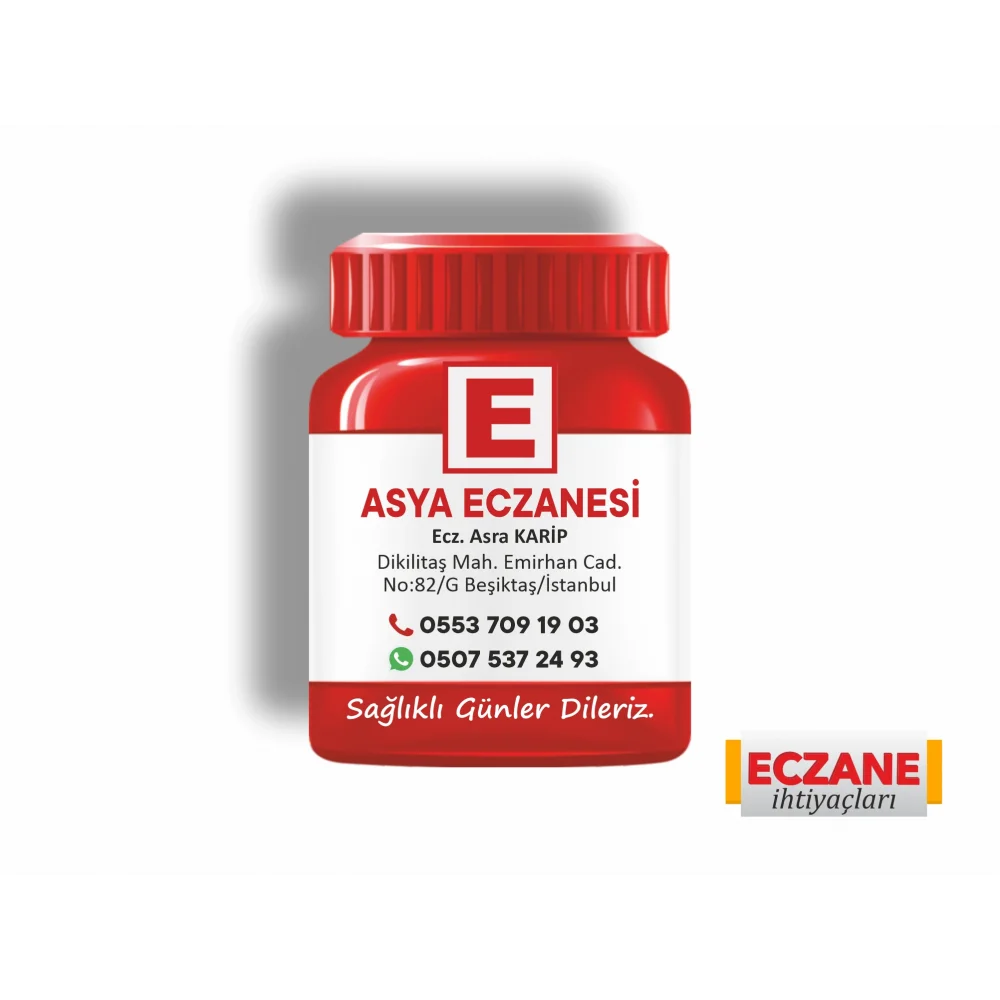 İlaç Şişesi Magnet No:2 - 1000 Adet