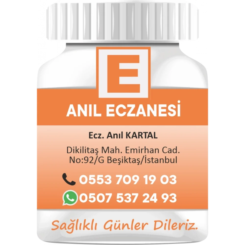 İlaç Şişesi Sonbahar Turuncusu - 1000 Adet