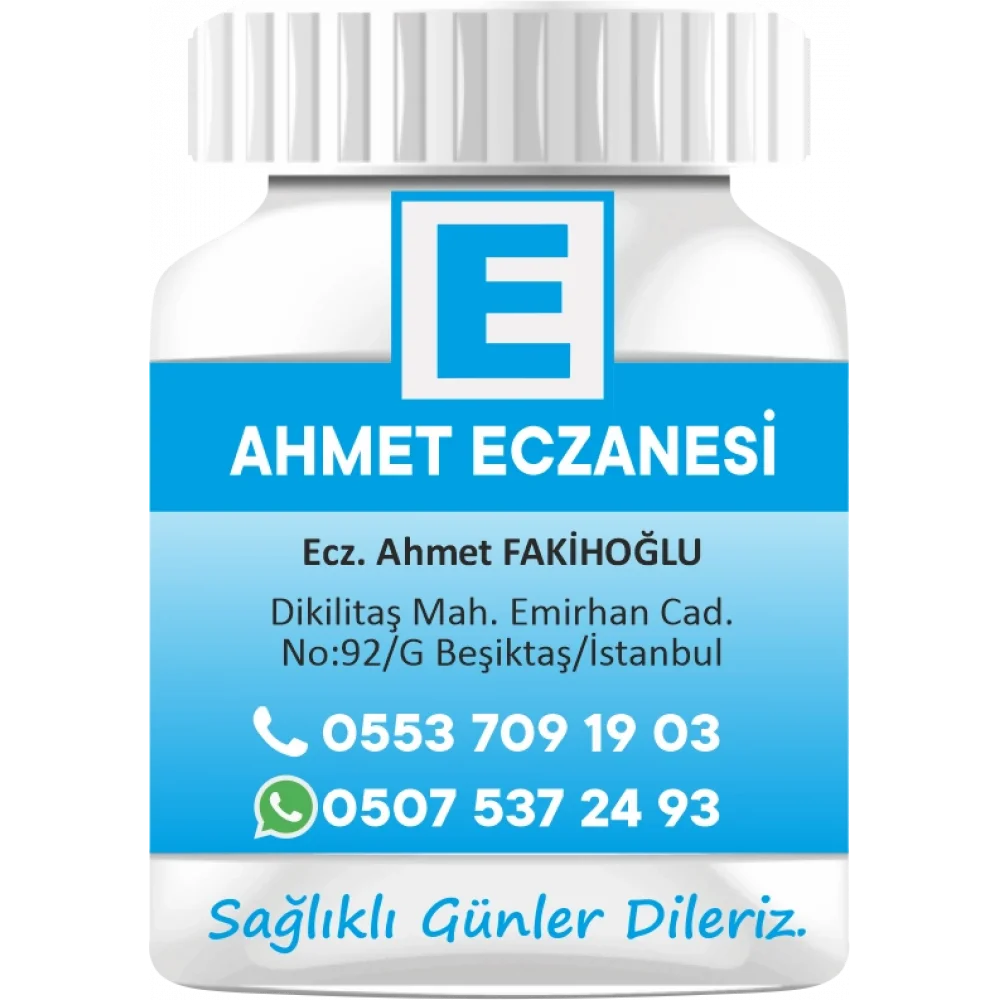 İlaç Şişesi Bebek Mavisi - 1000 Adet