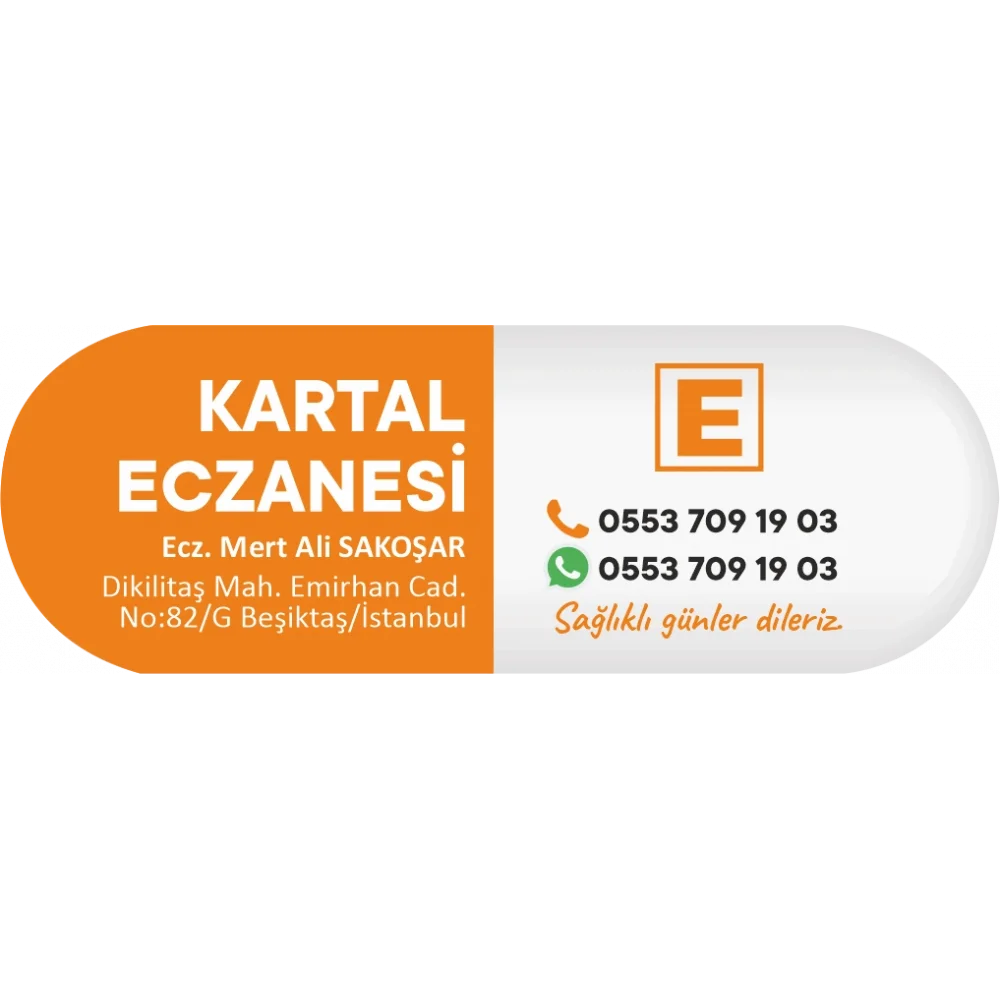 İlaç Kapsülü Turuncu  Elogolu - 1000 adet