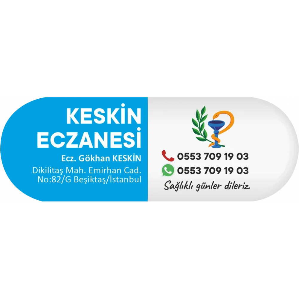 İlaç Kapsülü Bebek Mavisi Amblemli  - 1000 adet