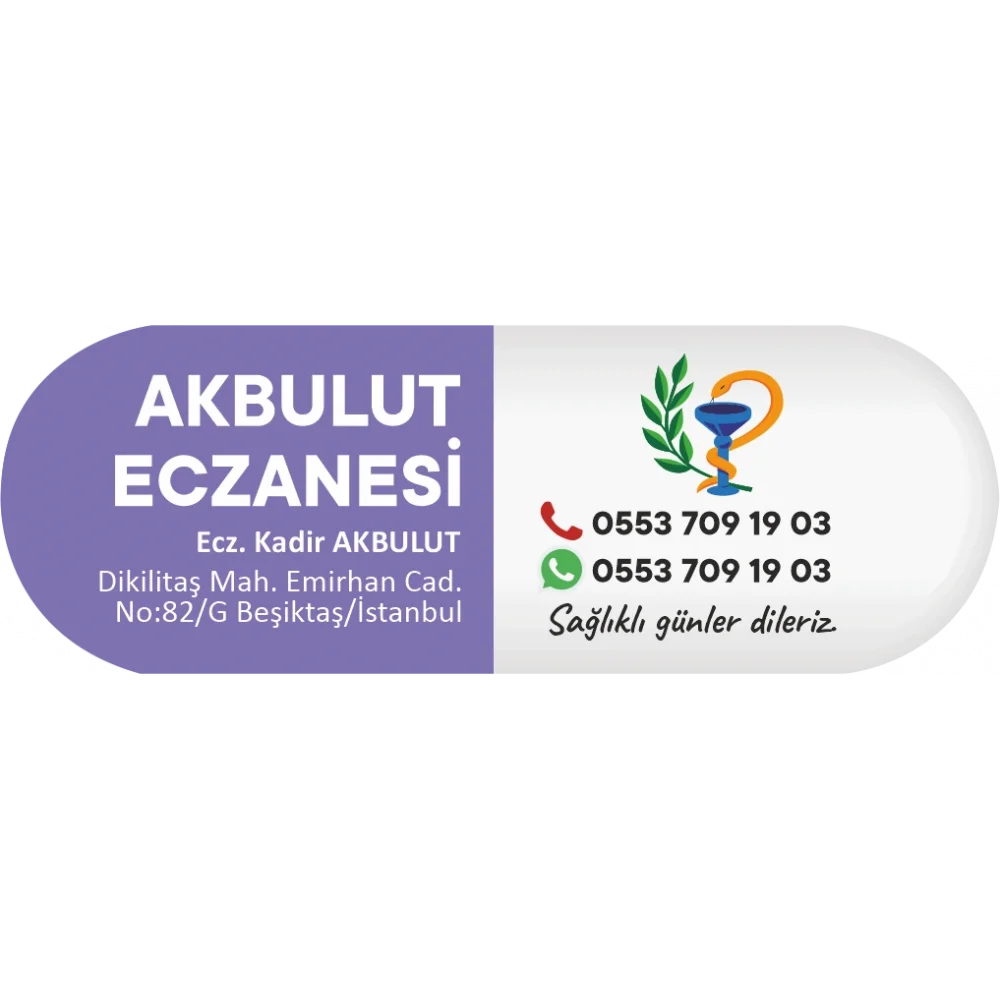 İlaç Kapsülü Elektrik Mavisi Amblemli - 1000 adet