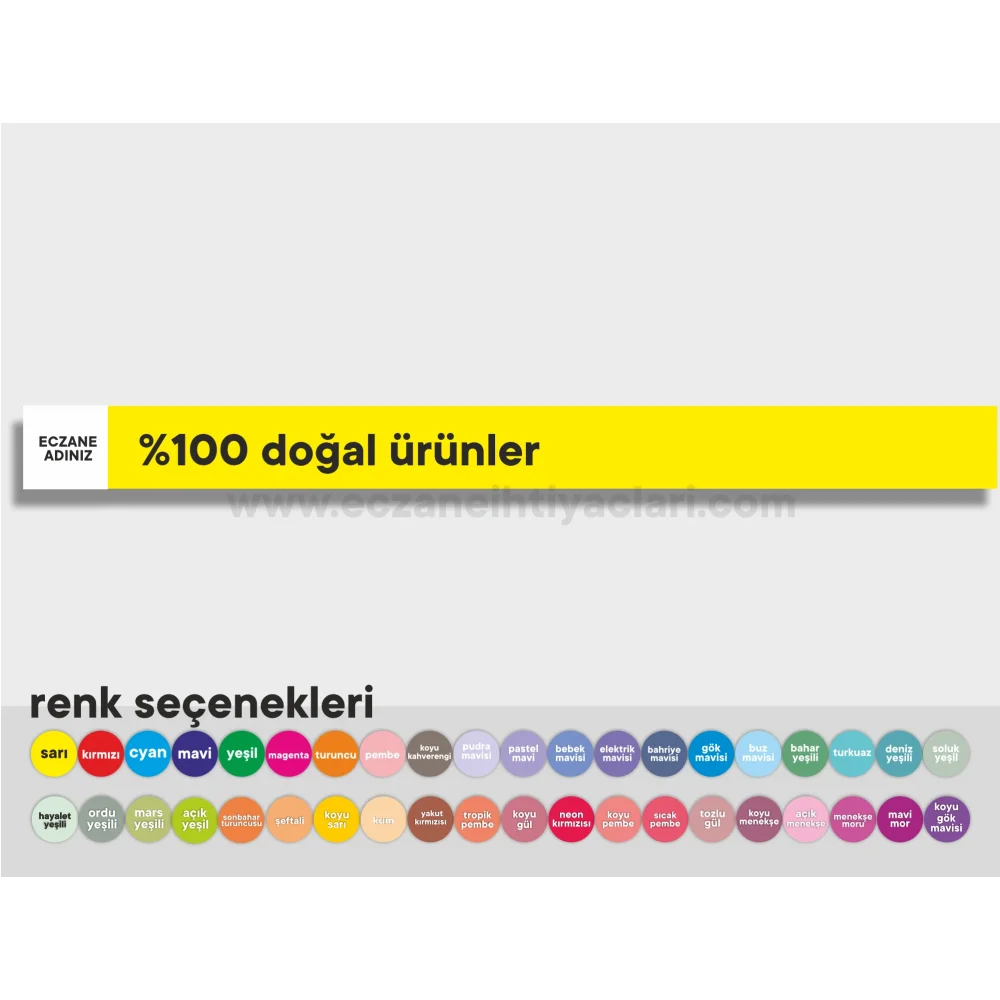 %100 doğal ürünler