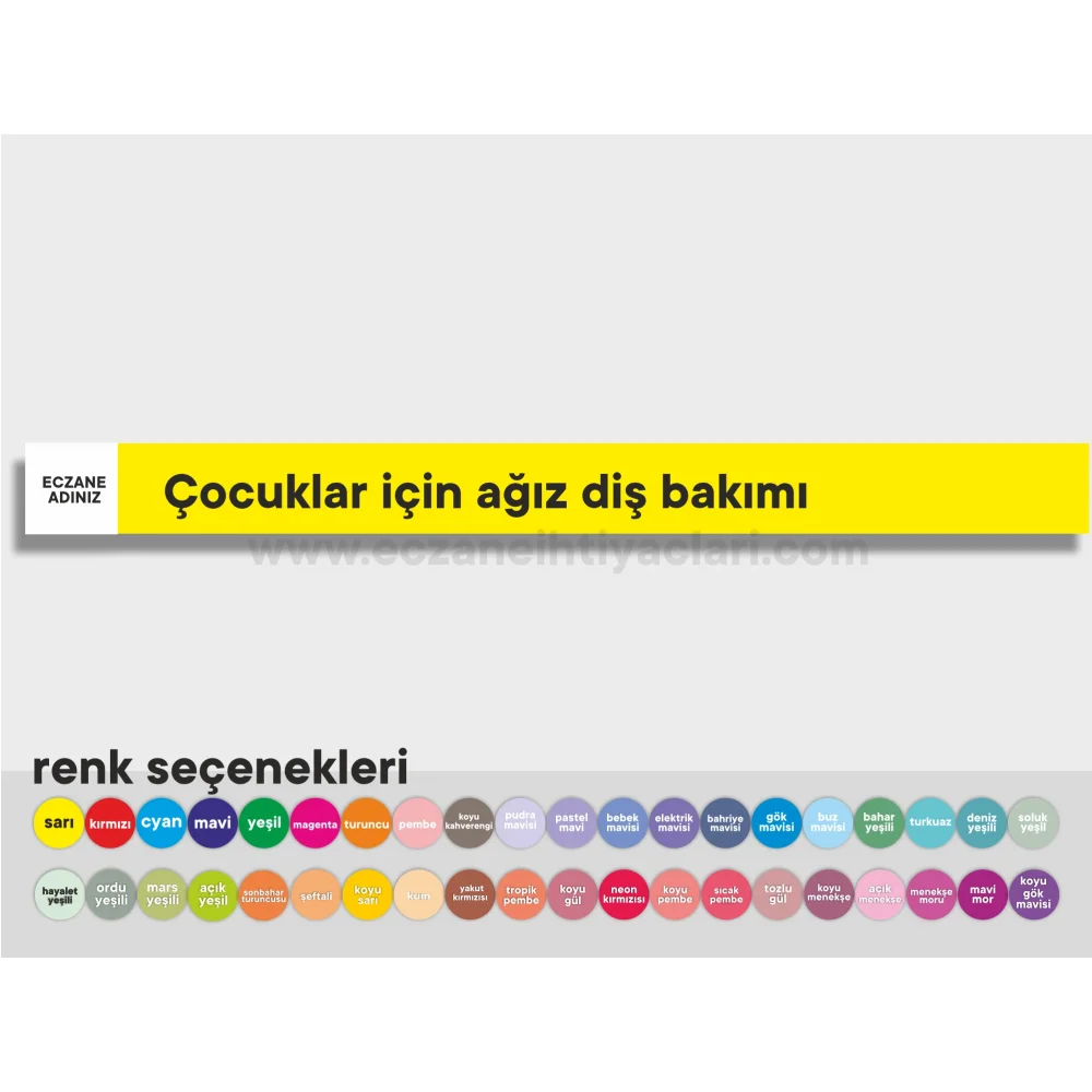 Çocuklar için ağız diş bakımı