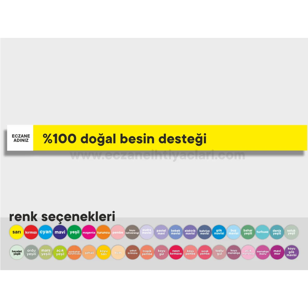 %100 doğal besin desteği