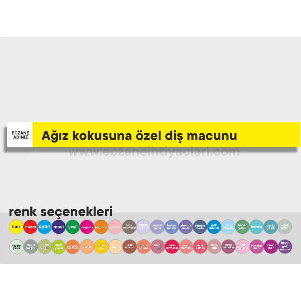 Ağız kokusuna özel diş macunu