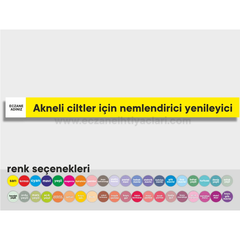 Akneli ciltler için nemlendirici yenileyici