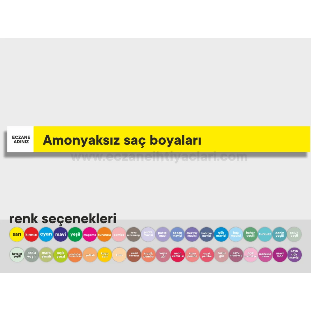 Amonyaksız saç boyaları