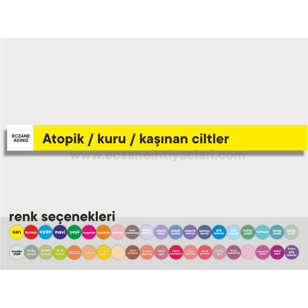 Atopik / kuru / kaşınan ciltler