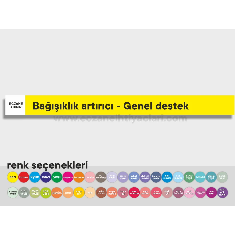 Bağışıklık artırıcı - Genel destek