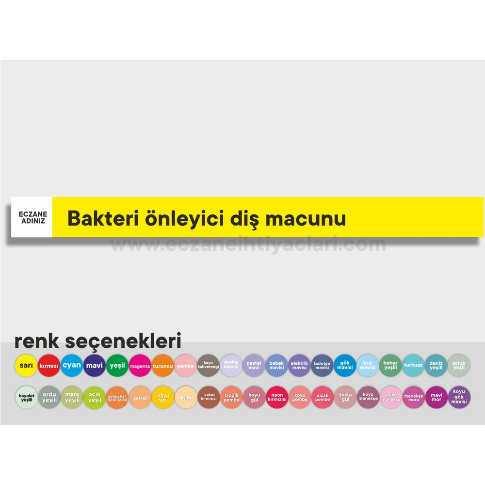 Bakteri önleyici diş macunu