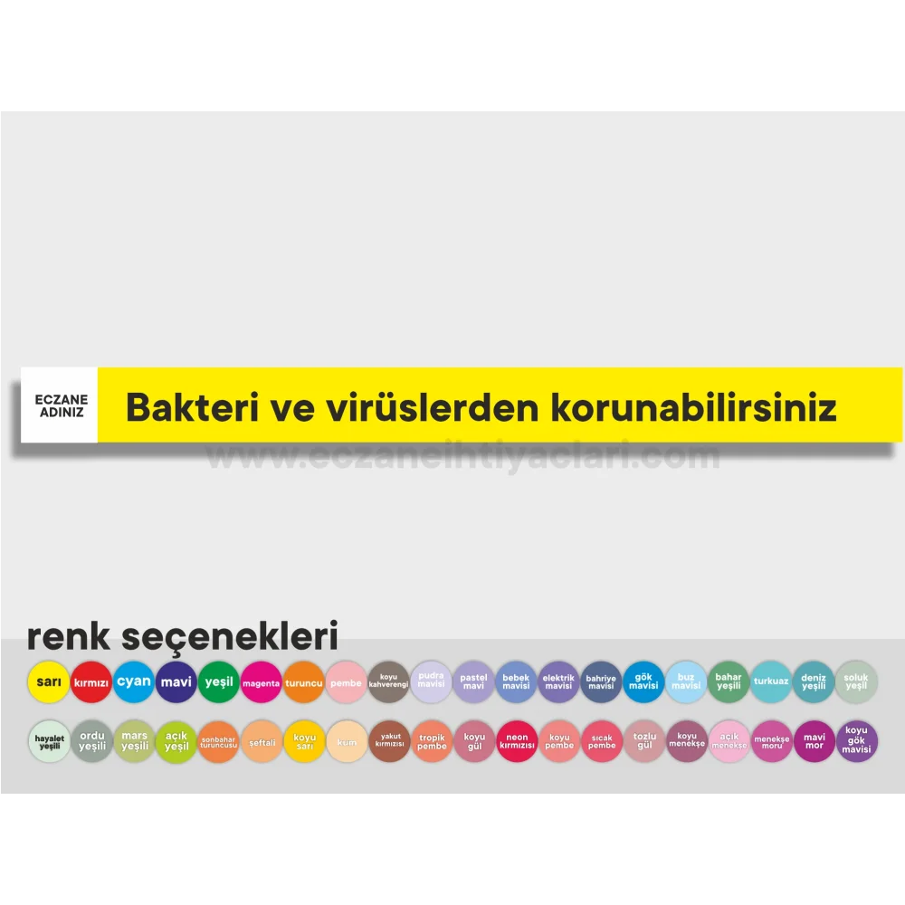 Bakteri ve virüslerden korunabilirsiniz