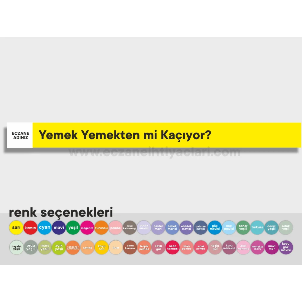 Yemek Yemekten mi Kaçıyor?