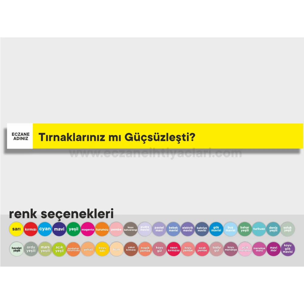 Tırnaklarınız mı Güçsüzleşti?