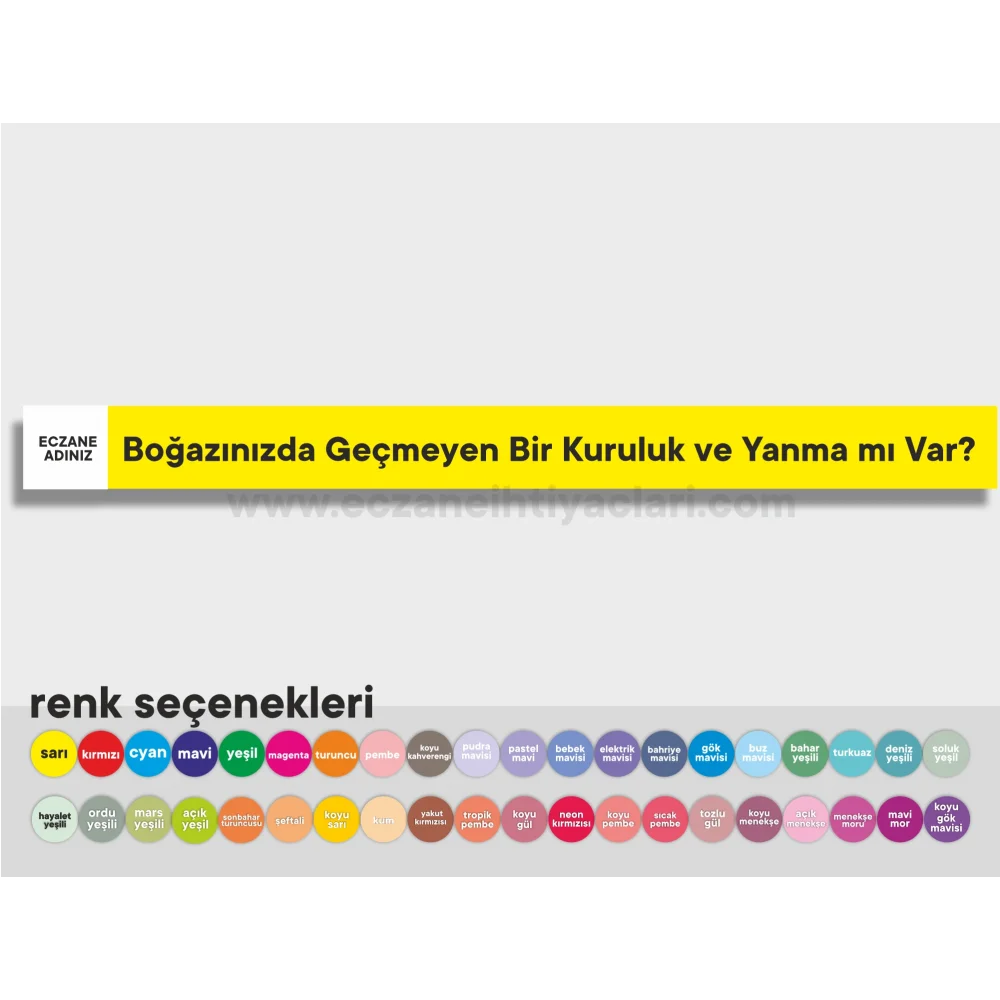 Boğazınızda Geçmeyen Bir Kuruluk ve Yanma mı Var?