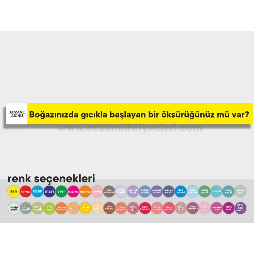 Boğazınızda gıcıkla başlayan bir öksürüğünüz mü var?