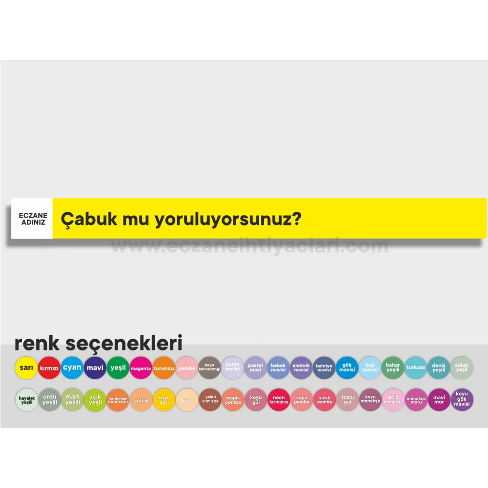 Çabuk mu yoruluyorsunuz?