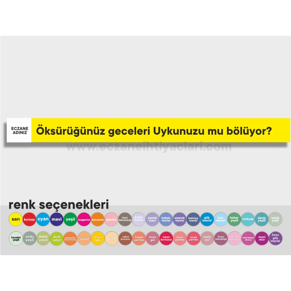Öksürüğünüz geceleri Uykunuzu mu bölüyor?