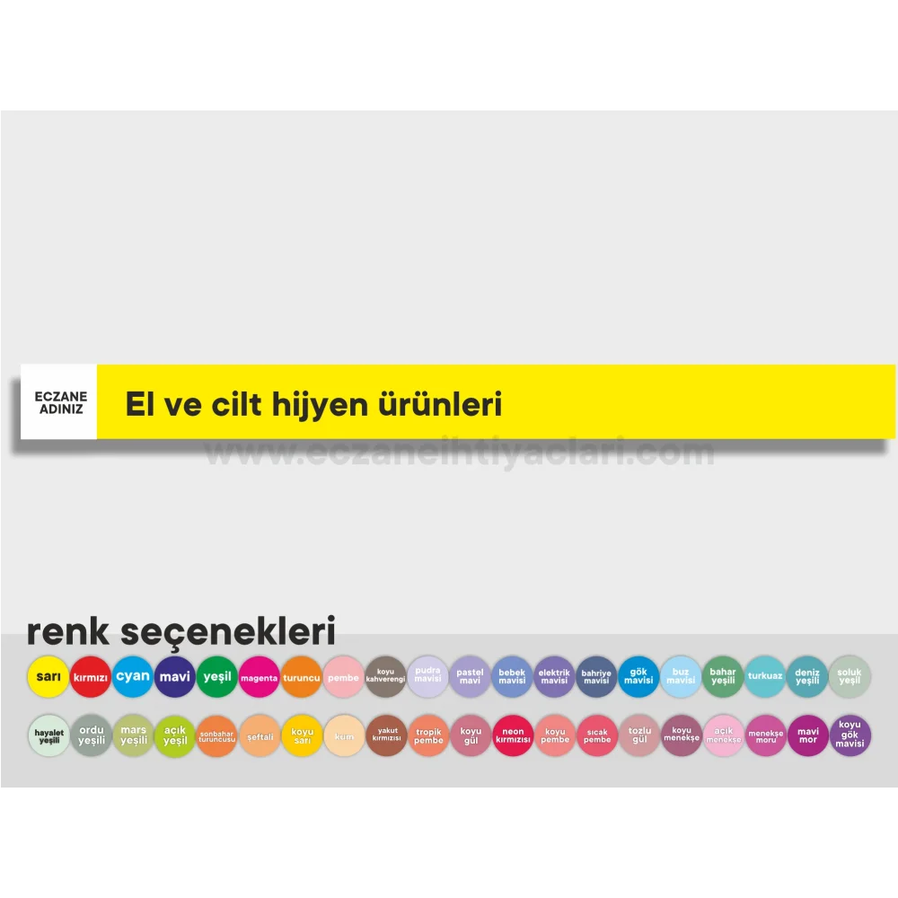 El ve cilt hijyen ürünleri