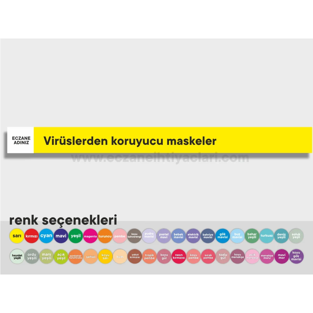 Virüslerden koruyucu maskeler