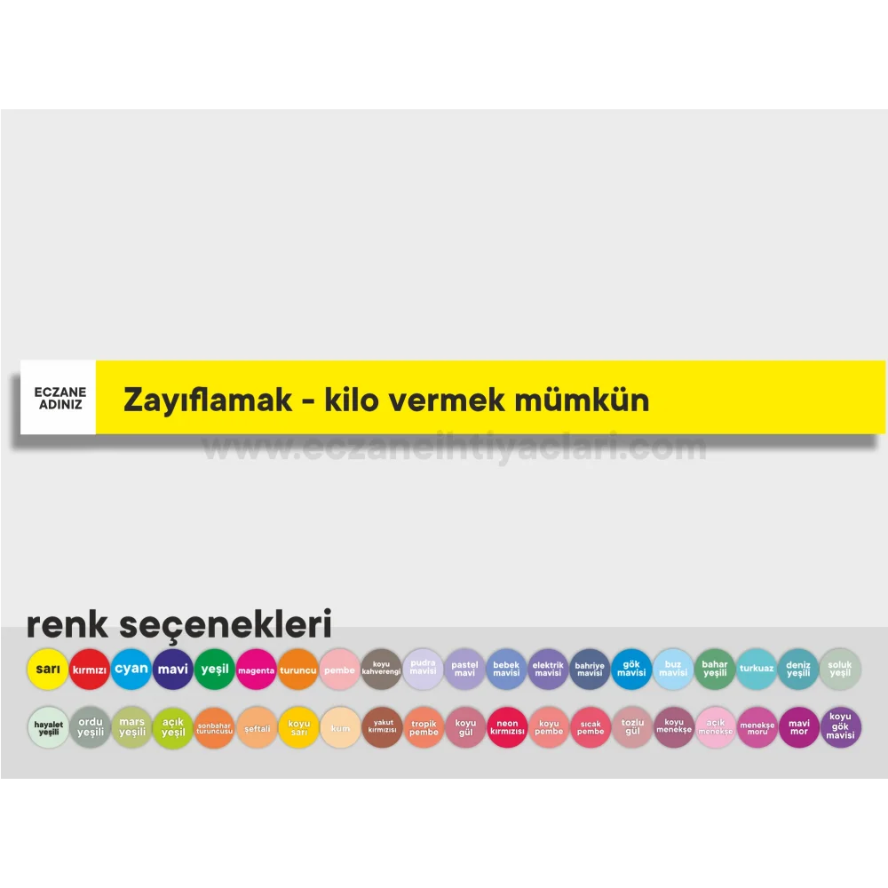 Zayıflamak - kilo vermek mümkün