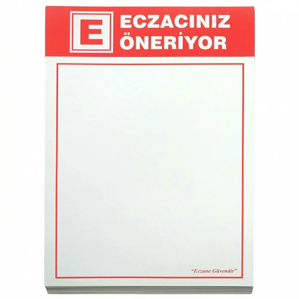 A5 Boyutunda Tanıtım Kartı Etiket 25li