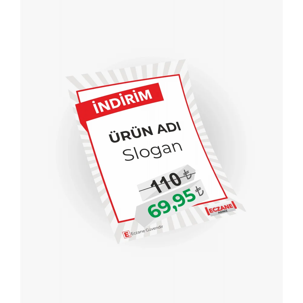 Eczanenize Özel  Kampanya Şablonu - Ürüne Özel İndirim!