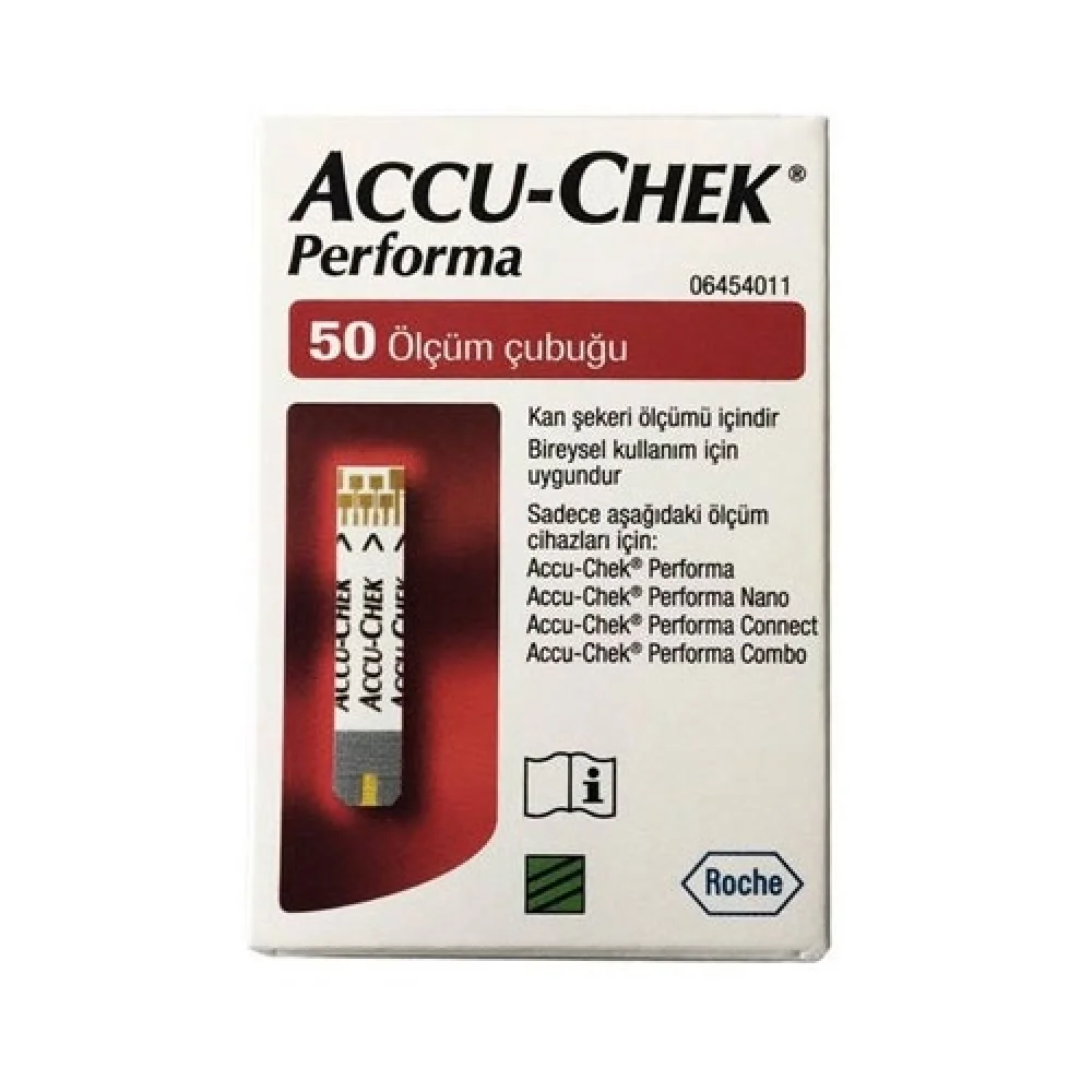 Accu-Chek Performa 50 Adet Ölçüm Çubuğu