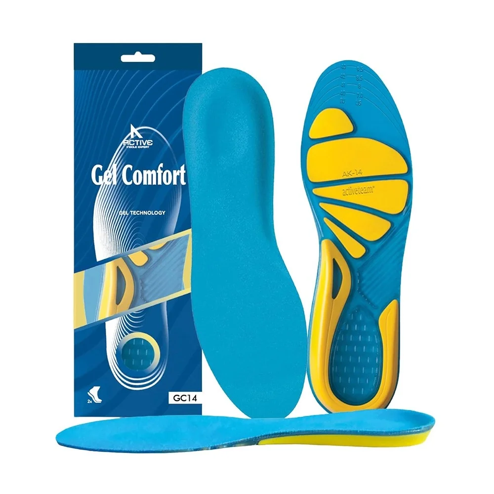 Active Team Gel Comfort Günlük Ayakkabılar İçin Kemer ve Metatarsal Destekli Ortopedik Jel Tabanlık No: 36-40