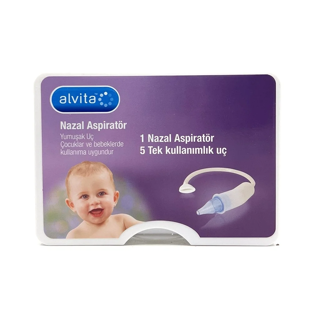 Alvita Nazal Aspiratör ve Yedek Uç 5li