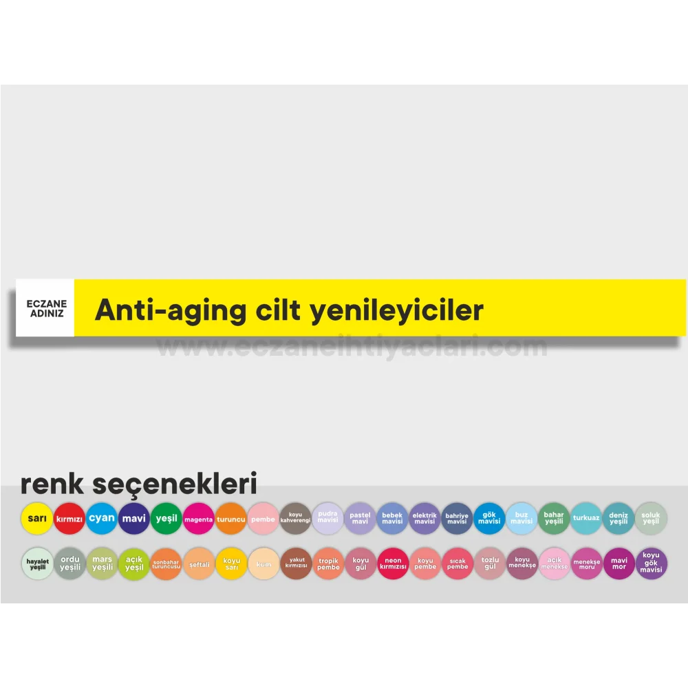 Anti-aging cilt yenileyiciler