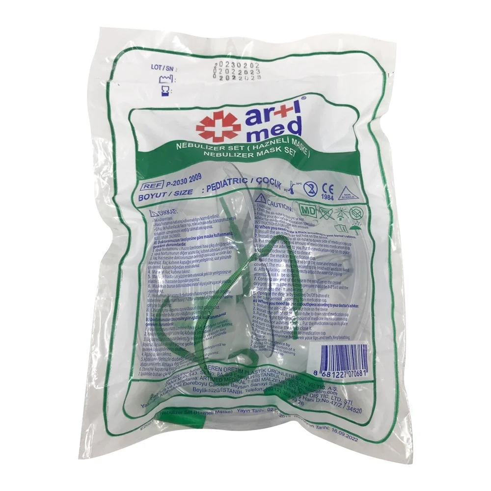 Artımed Nebulizatör Maske Seti Çocuk