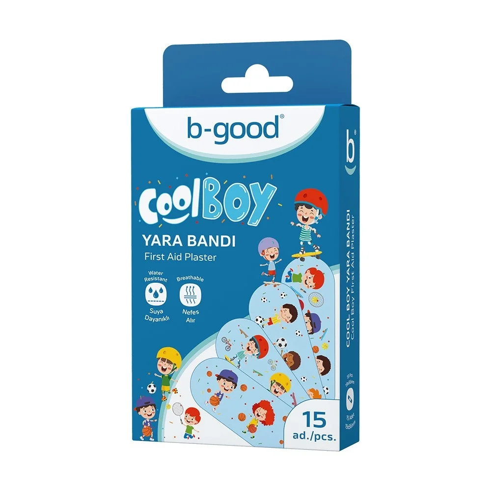B-Good Cool Boy Çocuk Yara Bandı 15li